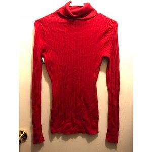 Red Camel Turtle neck Knitted long sleeve shirt
